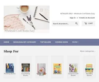 Wholesalecraftbookseasy.com(Wholesale Craft Books Easy) Screenshot