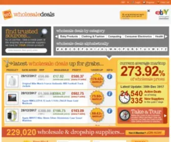 Wholesaledeals.co.uk(Wholesale Deals) Screenshot
