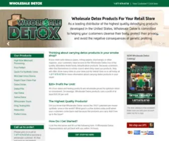 Wholesaledetox.com(Wholesale Detox) Screenshot