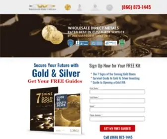 Wholesaledirectmetals.com(WDM Gold & Silver) Screenshot