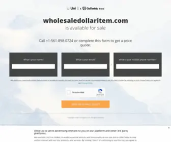 Wholesaledollaritem.com(Wholesaledollaritem) Screenshot