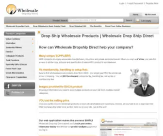 Wholesaledropshipdirect.com(Drop Ship Wholesale Products) Screenshot