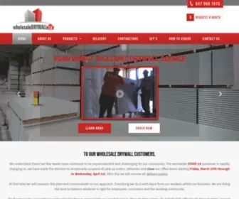 Wholesaledrywall.ca(Your Direct Discount Drywall Source) Screenshot