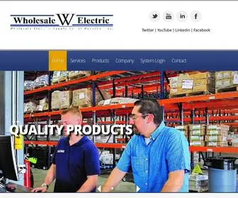 Wholesaleelectric.com(Wholesale Electric Supply) Screenshot