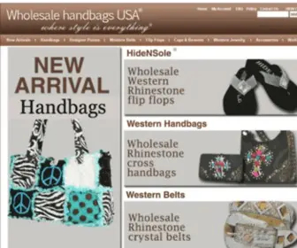 Wholesalehandbagsusa.com(Apache Tomcat/6.0.35) Screenshot