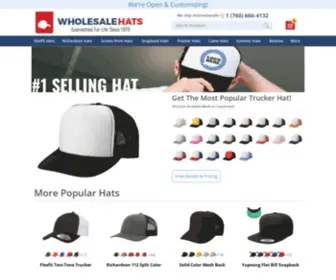 Wholesalehats.com(Wholesale Hats) Screenshot