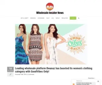 Wholesaleinsidernews.com(Wholesale Insider News) Screenshot