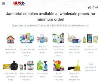Wholesalejanitorialsupply.com(Wholesale Janitorial Supply) Screenshot
