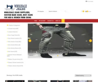 Wholesalejeans.to(Wholesale jeans suppliers) Screenshot