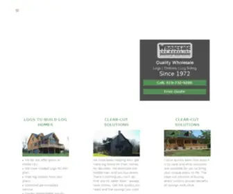 Wholesaleloghomes.com(Wholesale Log Homes) Screenshot