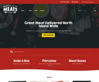 Wholesalemeatsdirect.co.nz(Wholesale Meats Direct) Screenshot