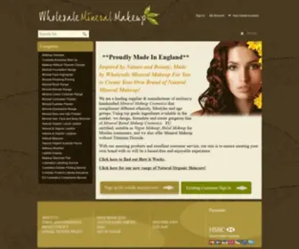 Wholesalemineralmakeup.co.uk(Wholesale Mineral Makeup) Screenshot
