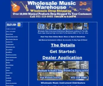 Wholesalemusicwarehouse.com(Wholesale Musical Instruments Distributor) Screenshot