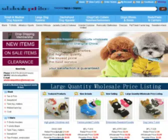 Wholesalepetitem.com($1.99 wholesale dog clothes) Screenshot