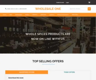 Wholesalerone.com(Wholesale one) Screenshot