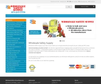 Wholesalesafetysupply.com(Wholesale Safety Supply) Screenshot