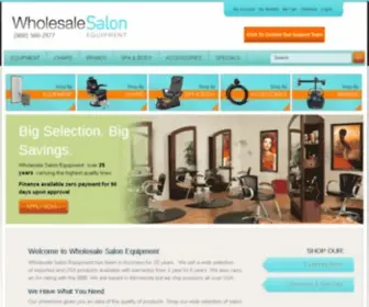 Wholesalesalonequipment.com(Wholesale Salon Equipment Company) Screenshot