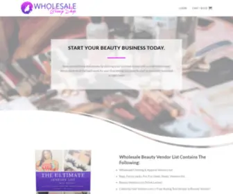 Wholesalesbeautyshop.com(Wholesalesbeautyshop) Screenshot