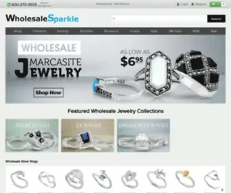Wholesalesparkle.com(Wholesale Sterling Silver Jewelry) Screenshot