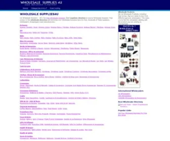 Wholesalesupplies4U.co.uk(Wholesale Directory) Screenshot