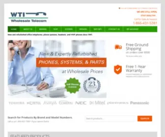 Wholesaletele.com(Wholesale Telecom Inc) Screenshot