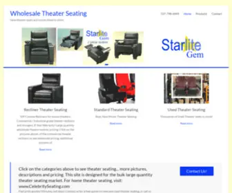 Wholesaletheaterseating.com(New theater seats and movie theatre chairs) Screenshot