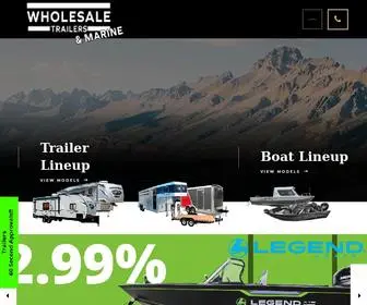 Wholesaletrailers.com(Wholesale Trailers) Screenshot