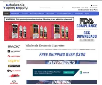 Wholesalevapingsupply.com(Wholesale Vaping Supply) Screenshot