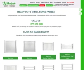 Wholesalevinylfencing.net(Vinyl Fencing Wholesale) Screenshot