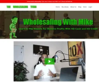 Wholesalingwithmike.com(Wholesaling with Mike) Screenshot
