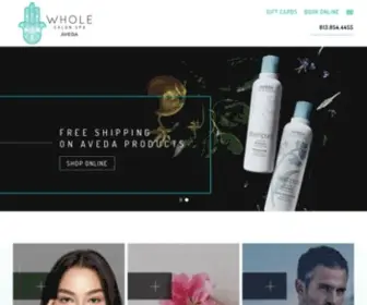 Wholespa.com(Whole Salon Spa) Screenshot