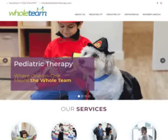 Wholeteamtherapy.com(Whole Team Therapy) Screenshot