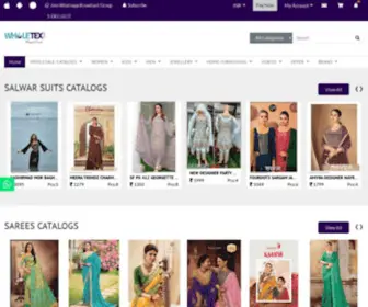 Wholetex.com(Wholesale Textile Market Surat) Screenshot