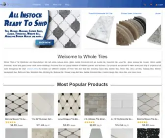 Wholetiles.com(Wholetiles) Screenshot