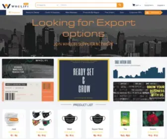 Wholifi.in(India’s own Wholesale Ecommerce Platform) Screenshot