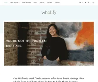 Wholify.com(Wholify) Screenshot