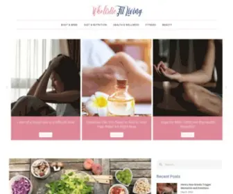 WholisticFitliving.com(Wholistic Fit Living) Screenshot