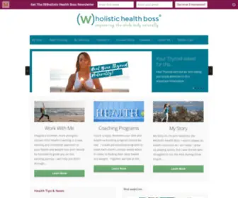 Wholistichealthboss.com(HealthySite WholisticHealthBoss) Screenshot