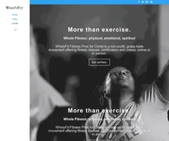 Wholyfit.org(WholyFit Online Exercise Classes) Screenshot