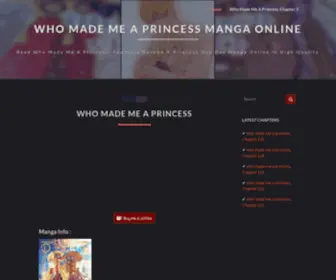 Whomademeaprincessmanga.com(Who Made Me A Princess Manga) Screenshot