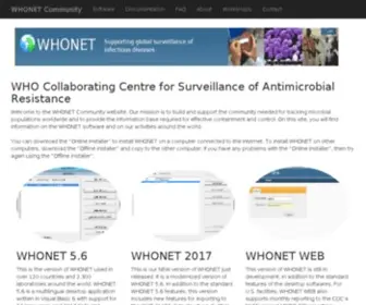 Whonet.org(WHONET microbiology laboratory database software) Screenshot