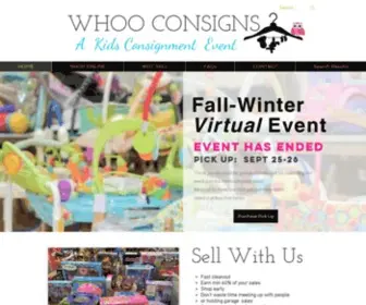 Whooconsigns.com(Whoo Consigns) Screenshot