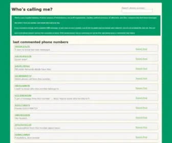 Whophone.co.uk(Green Diet Life) Screenshot