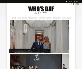 Whosdaf.com(Menstyle blogger) Screenshot