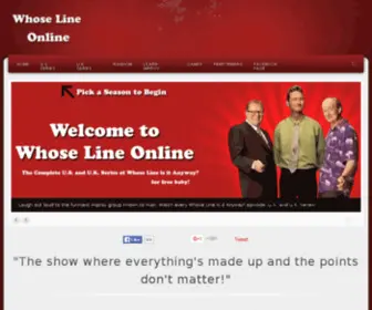 Whoselineonline.org(Watch) Screenshot