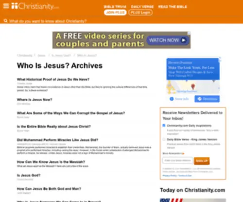 Whosjesus.com(Learn all about Who Is Jesus) Screenshot