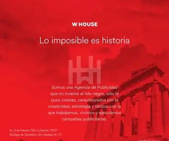 Whouse.mx(Agencia de Publicidad) Screenshot