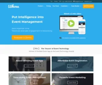 Whova.com(Award-winning Event Apps and Event Management Software) Screenshot
