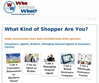 Whowriteswhat.com(Who Writes What) Screenshot