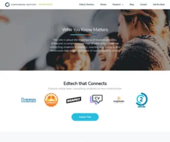 Whoyouknow.org(Who you know matters) Screenshot